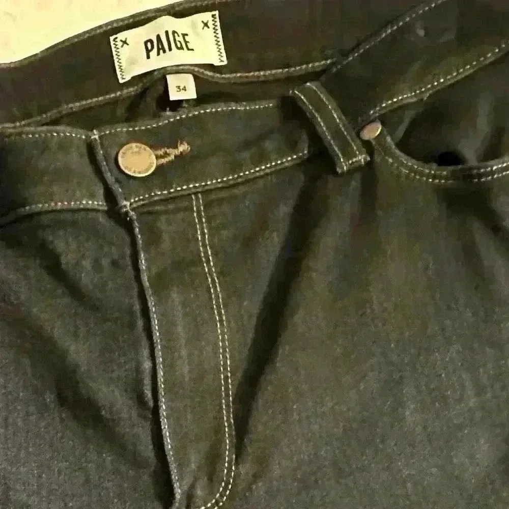 Size 34 or 18 Paige Jeans — Skinny leg soft fabric - Picture 4 of 4